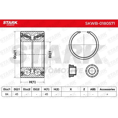 Wheel Bearing Stark SKWB-0180571 SKWB-0180571 - photo 3