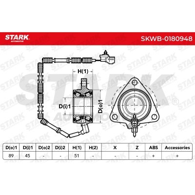 Wheel Bearing Stark SKWB-0180948 SKWB-0180948 - photo 8