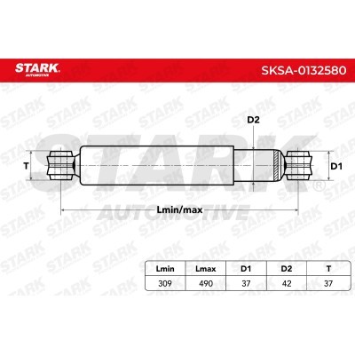 Shock Absorber Stark SKSA-0132580 SKSA-0132580 - photo 4