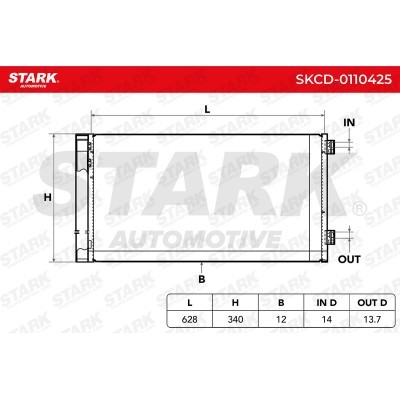 A/C condenser SKCD-0110425 - photo 7