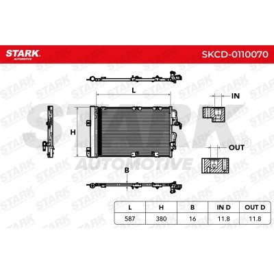 A/C condenser SKCD-0110070 - photo 6