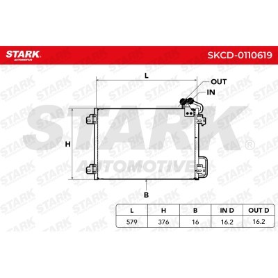 A/C condenser SKCD-0110619 - photo 4