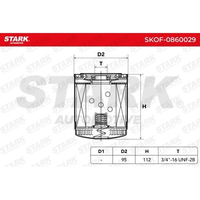 Oil Filter Stark SKOF-0860029 SKOF-0860029 - photo 2