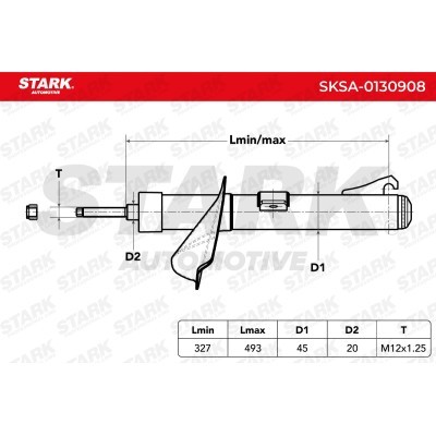 Shock Absorber Stark SKSA-0130908 SKSA-0130908 - photo 3