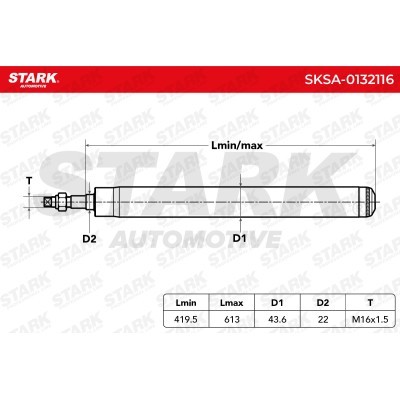 Shock Absorber Stark SKSA-0132116 SKSA-0132116 - photo 3