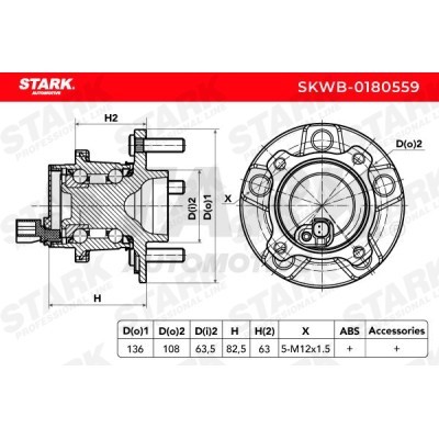 Wheel Bearing Stark SKWB-0180559 SKWB-0180559 - photo 4