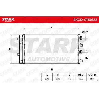 A/C condenser SKCD-0110622 - photo 4