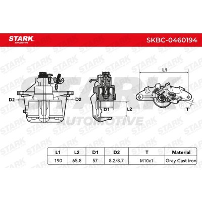 Brake Caliper Stark SKBC-0460194 SKBC-0460194 - photo 6