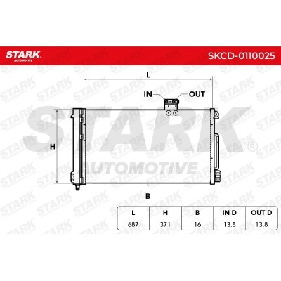 A/C condenser SKCD-0110025 - photo 8
