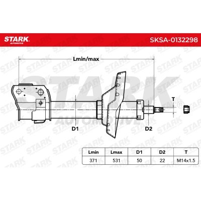 Shock Absorber Stark SKSA-0132298 SKSA-0132298 - photo 3