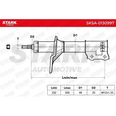 Shock Absorber Stark SKSA-0130997 SKSA-0130997 - photo 3