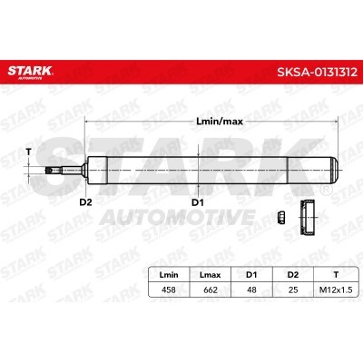 Shock Absorber Stark SKSA-0131312 SKSA-0131312 - photo 3