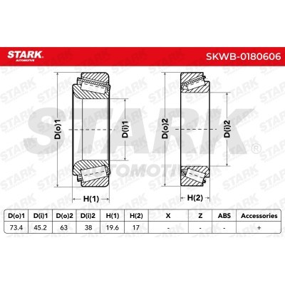 Wheel Bearing Stark SKWB-0180606 SKWB-0180606 - photo 2