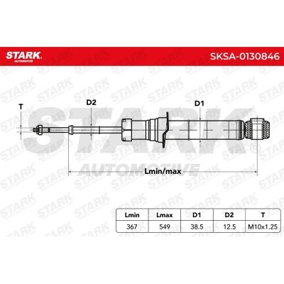 Shock Absorber Stark SKSA-0130846 SKSA-0130846 - photo 3