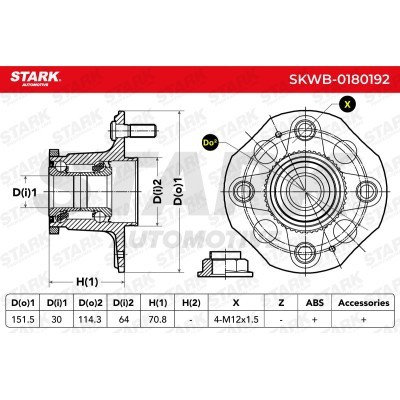 Wheel Bearing Stark SKWB-0180192 SKWB-0180192 - photo 4