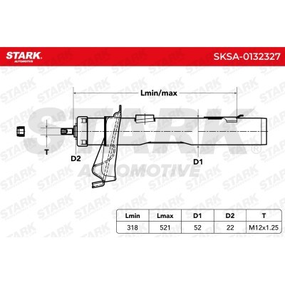 Shock Absorber Stark SKSA-0132327 SKSA-0132327 - photo 5
