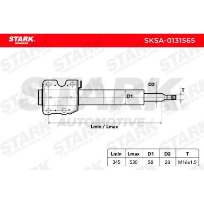 Shock Absorber Stark SKSA-0131565 SKSA-0131565 - photo 4