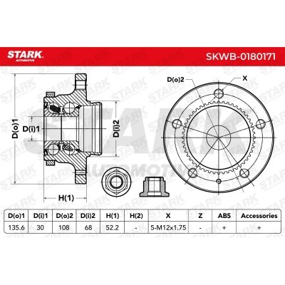 Wheel Bearing Stark SKWB-0180171 SKWB-0180171 - photo 3