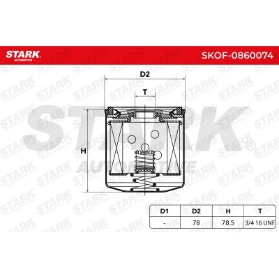 Oil Filter Stark SKOF-0860074 SKOF-0860074 - photo 5
