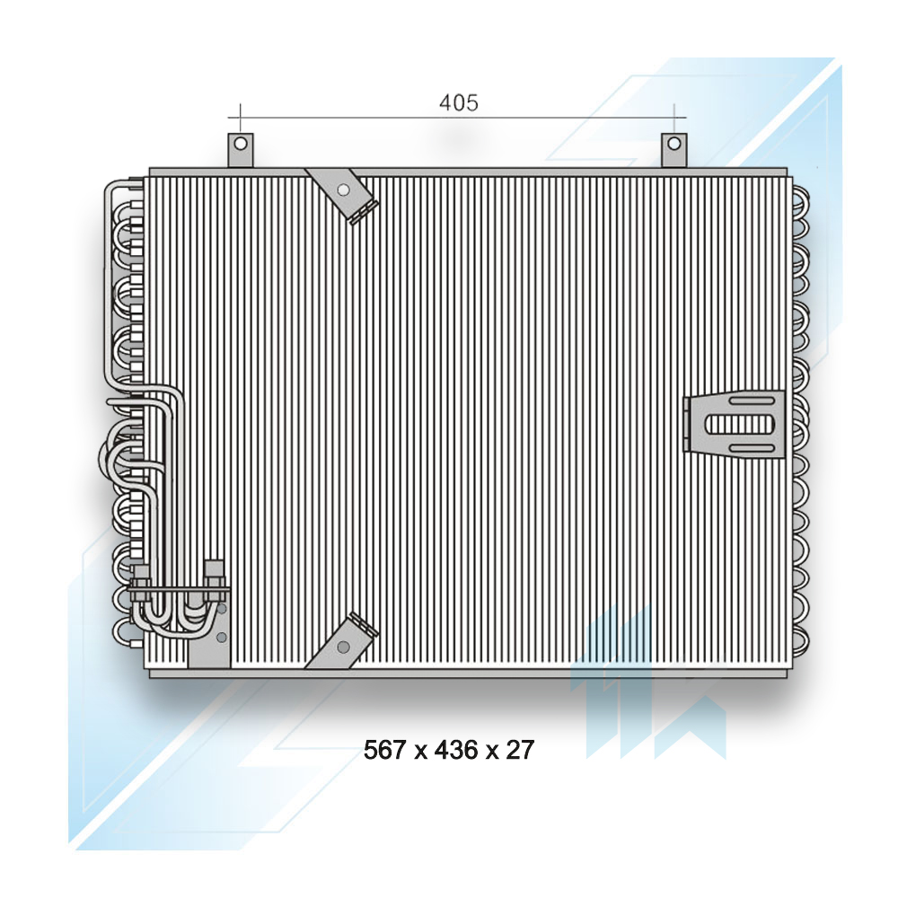 Condenser for BMW 5 (E34)  1987 - 1996 210BM5E340 - photo 1