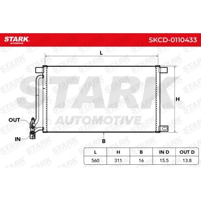 A/C condenser SKCD-0110433 - photo 5