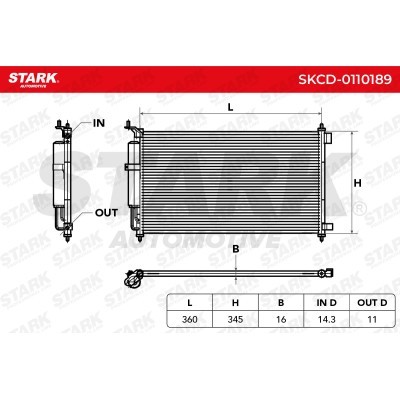 A/C condenser SKCD-0110189 - photo 5