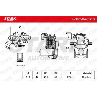 Brake Caliper Stark SKBC-0461218 SKBC-0461218 - photo 6