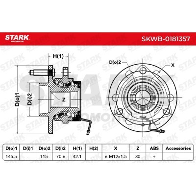Wheel Bearing Stark SKWB-0181357 SKWB-0181357 - photo 10