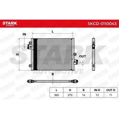 A/C condenser SKCD-0110043 - photo 4
