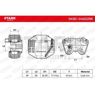 Brake Caliper Stark SKBC-0460296 SKBC-0460296 - photo 5