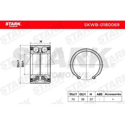 Wheel Bearing Stark SKWB-0180069 SKWB-0180069 - photo 4