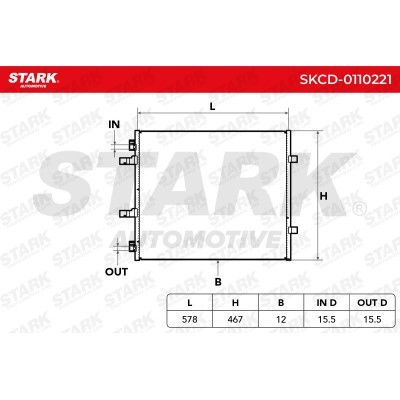 A/C condenser SKCD-0110221 - photo 7