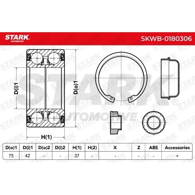 Wheel Bearing Stark SKWB-0180306 SKWB-0180306 - photo 2