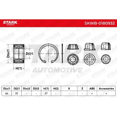Wheel Bearing Stark SKWB-0180932 SKWB-0180932 - photo 4