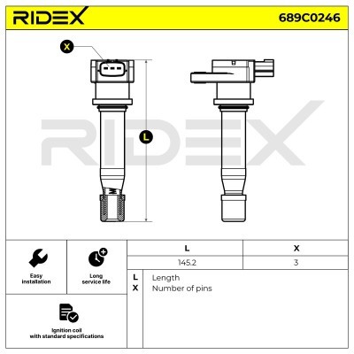 Ignition Coil RIDEX 689C0246 689C0246 - photo 4