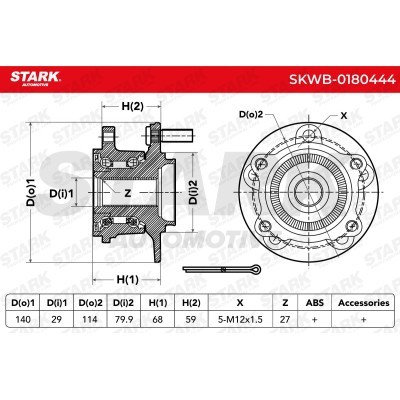 Wheel Bearing Stark SKWB-0180444 SKWB-0180444 - photo 3