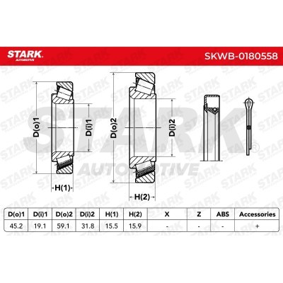 Wheel Bearing Stark SKWB-0180558 SKWB-0180558 - photo 5