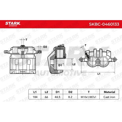 Brake Caliper Stark SKBC-0460133 SKBC-0460133 - photo 5