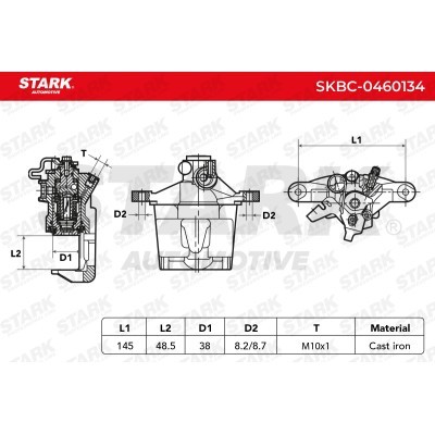 Brake Caliper Stark SKBC-0460134 SKBC-0460134 - photo 5
