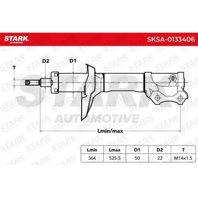 Shock Absorber Stark SKSA-0133406 SKSA-0133406 - photo 8