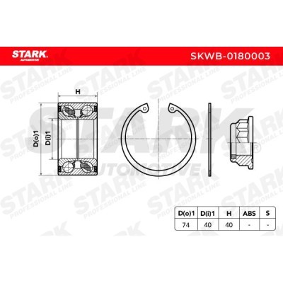 Wheel Bearing Stark SKWB-0180003 SKWB-0180003 - photo 4