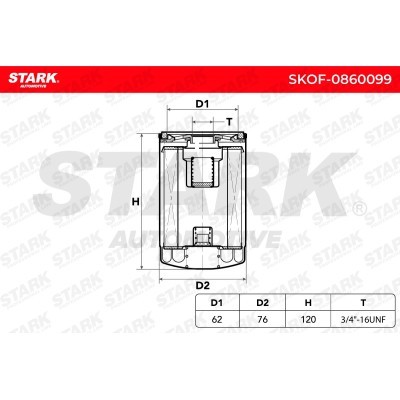Oil Filter Stark SKOF-0860099 SKOF-0860099 - photo 5