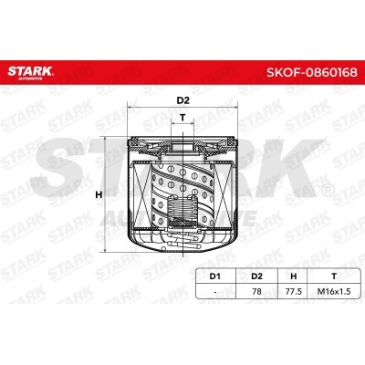 Oil Filter Stark SKOF-0860168 SKOF-0860168 - photo 6