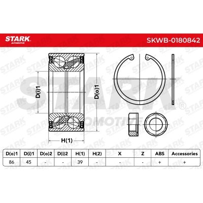 Wheel Bearing Stark SKWB-0180842 SKWB-0180842 - photo 6