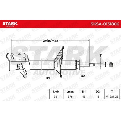 Shock Absorber Stark SKSA-0131806 SKSA-0131806 - photo 2