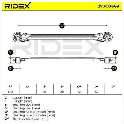 Control Arm RIDEX 273C0669 273C0669 - photo 5