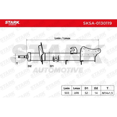 Shock Absorber Stark SKSA-0130119 SKSA-0130119 - photo 3