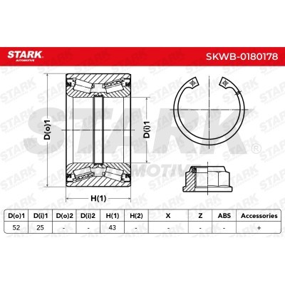 Wheel Bearing Stark SKWB-0180178 SKWB-0180178 - photo 6