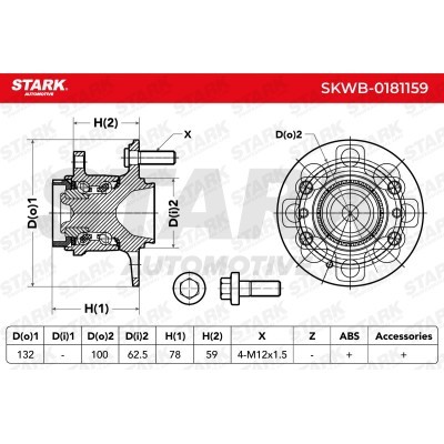 Wheel Bearing Stark SKWB-0181159 SKWB-0181159 - photo 5