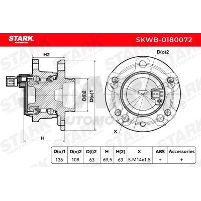 Wheel Bearing Stark SKWB-0180072 SKWB-0180072 - photo 6